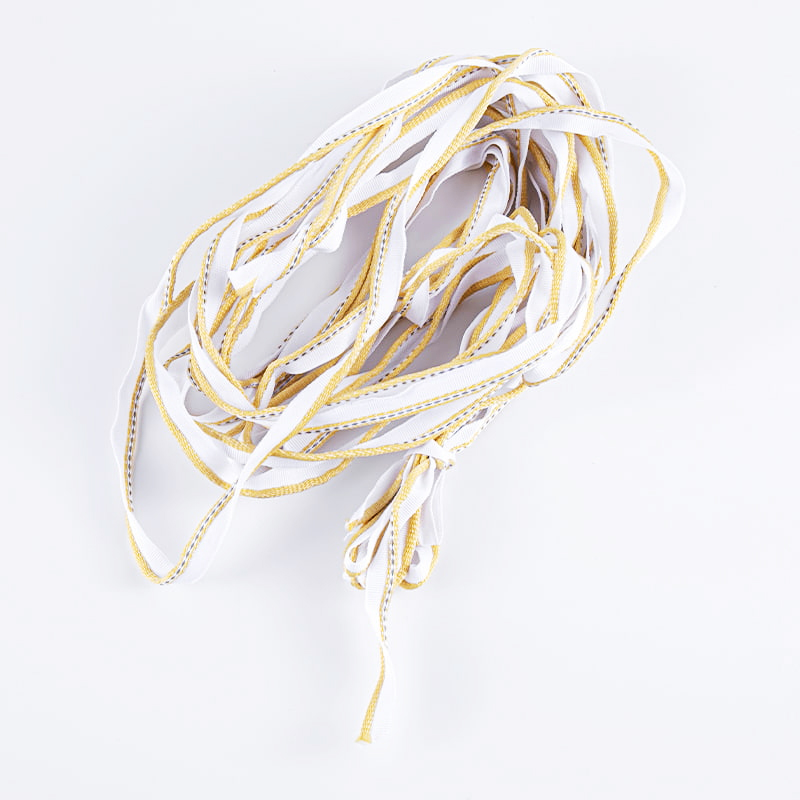 Nastro riflettente in poliestere da 1,0 cm per accessori di abbigliamento resistenti all'usura e compressione