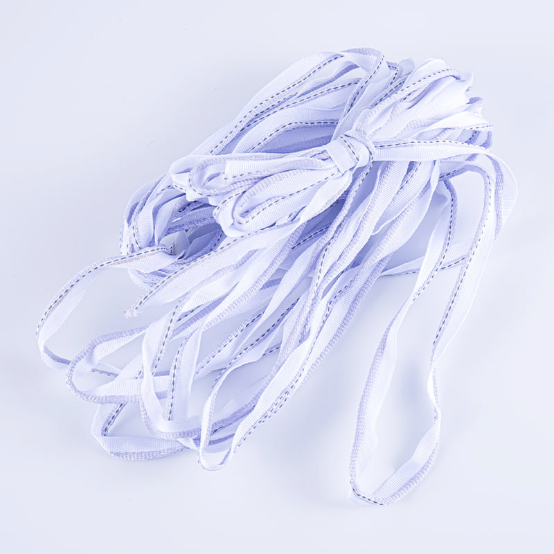 Nastro riflettente in poliestere ad alta densità da 1,0 cm per accessori di abbigliamento resistenti all'usura e compressione