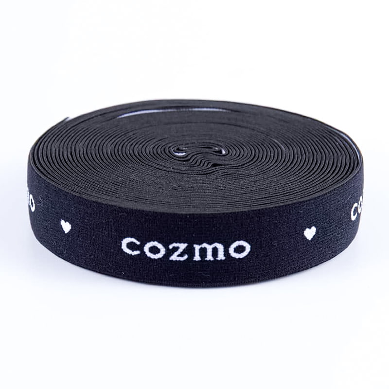 Fettuccia jacquard elastica in nylon