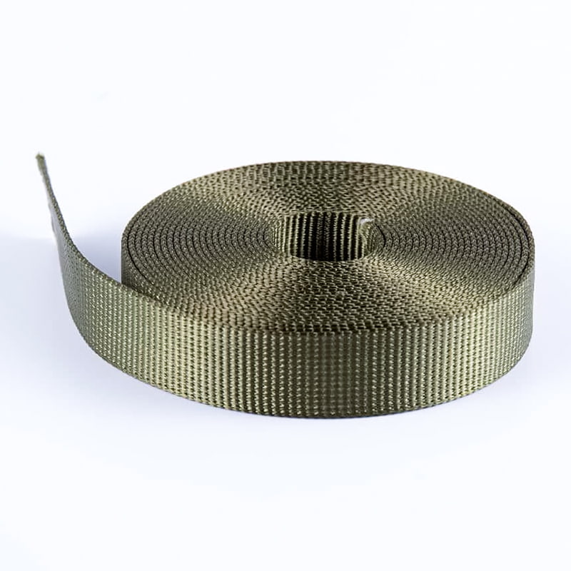 Fettuccia flessibile in twill di poliestere da 2,5 cm per collari per cani